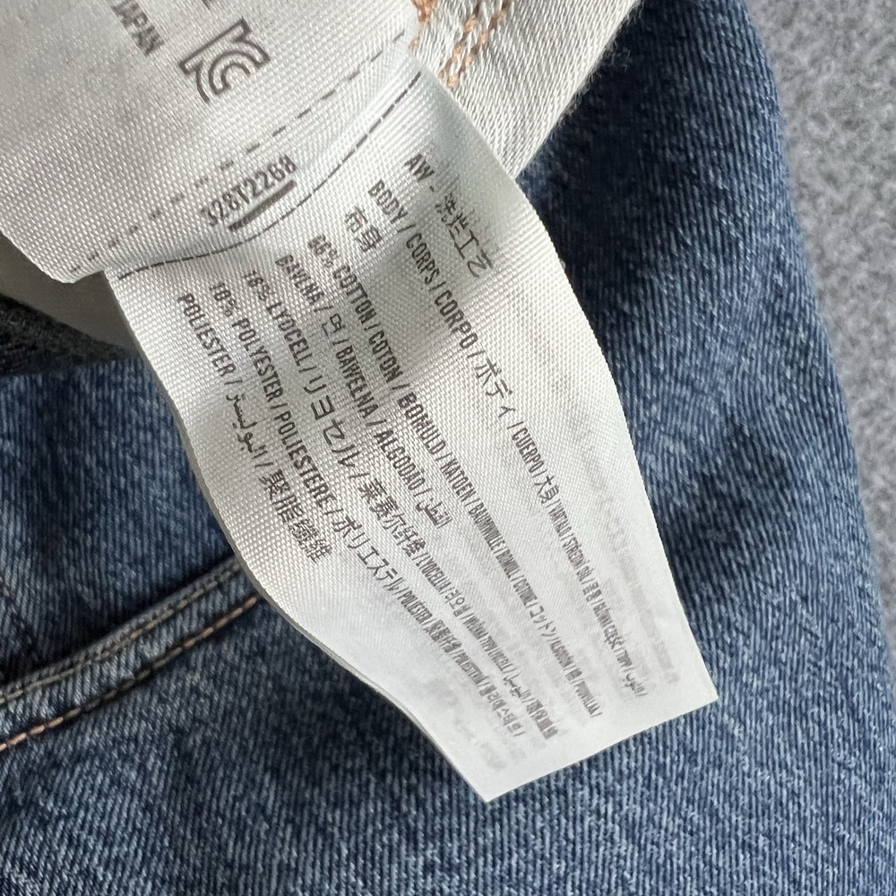 Hollister Y2K Denim Carpenter Shorts Mens 32 Distressed Vtg Baggy Jean Skater - Picture 10 of 12
